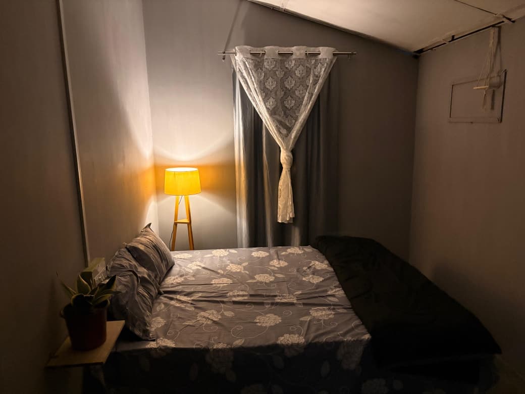 Warm bedside lighting